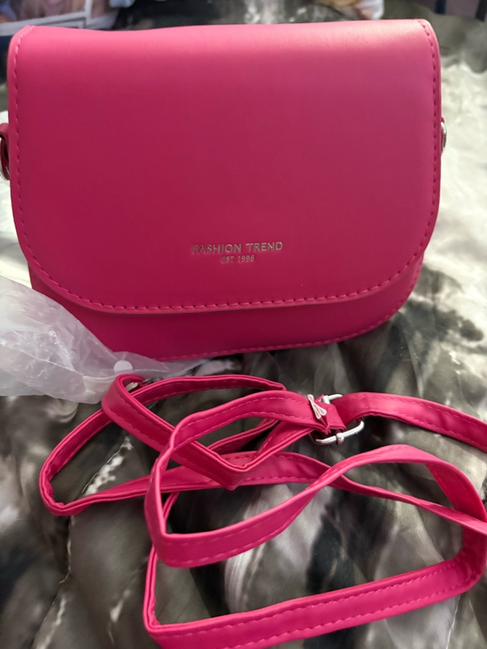 Hot Pink Crossbody Bag